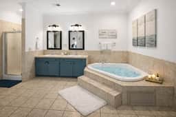King Bed, Soaking Tub and Outdoor Kitchen!