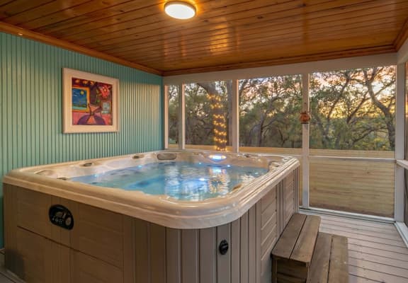 Hot Tub, Screened Porch and Fenced Yard